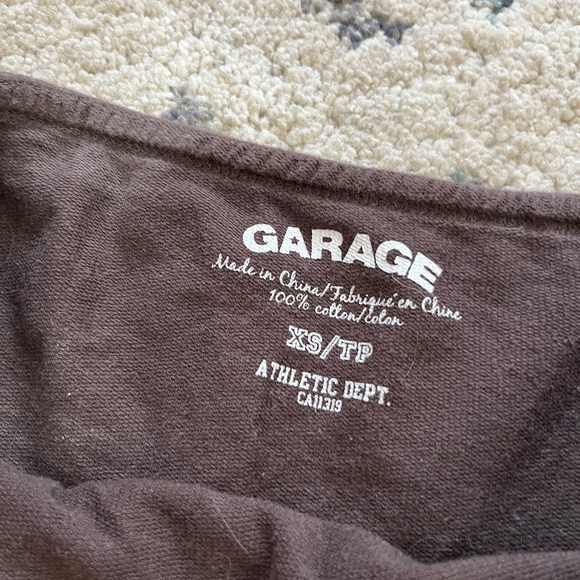 Y2K Garage Brown Ruffle Mini Skirt - Picture 4 of 4